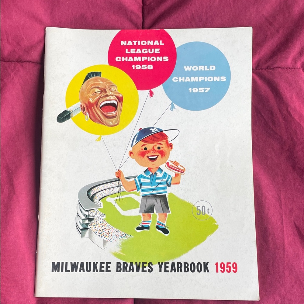 Vintage Milwaukee Braves Yearbook 1959